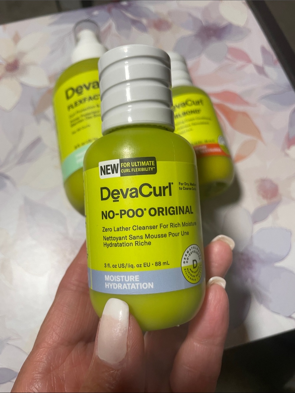 DevaCurl Trio Bundle for Curly Hair 👩🦱 Flex Factor, Curl Bond& No-Poo Original - Picture 2 of 4